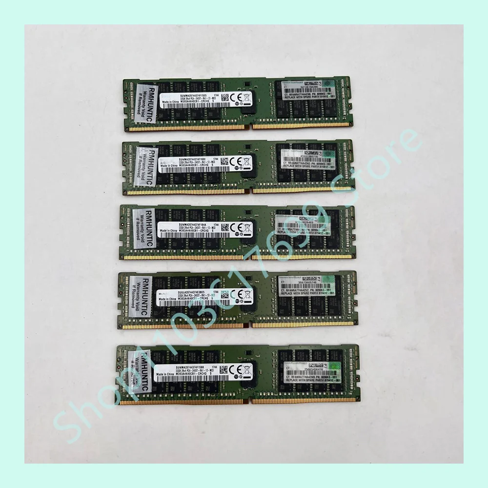 1PC 32GB 2Rx4 PC4-2400T For Samsung Memory M393A4K40CB1-CRC40