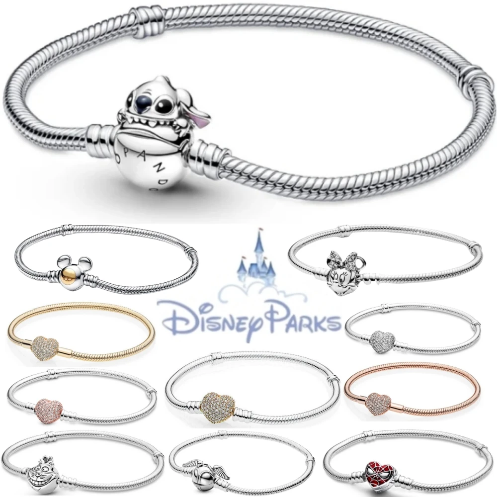 New Disney Classic Stitch Collection Hot selling Fashion Charm Fit Pandora Bracelet Anniversary Valentine's Day Gift