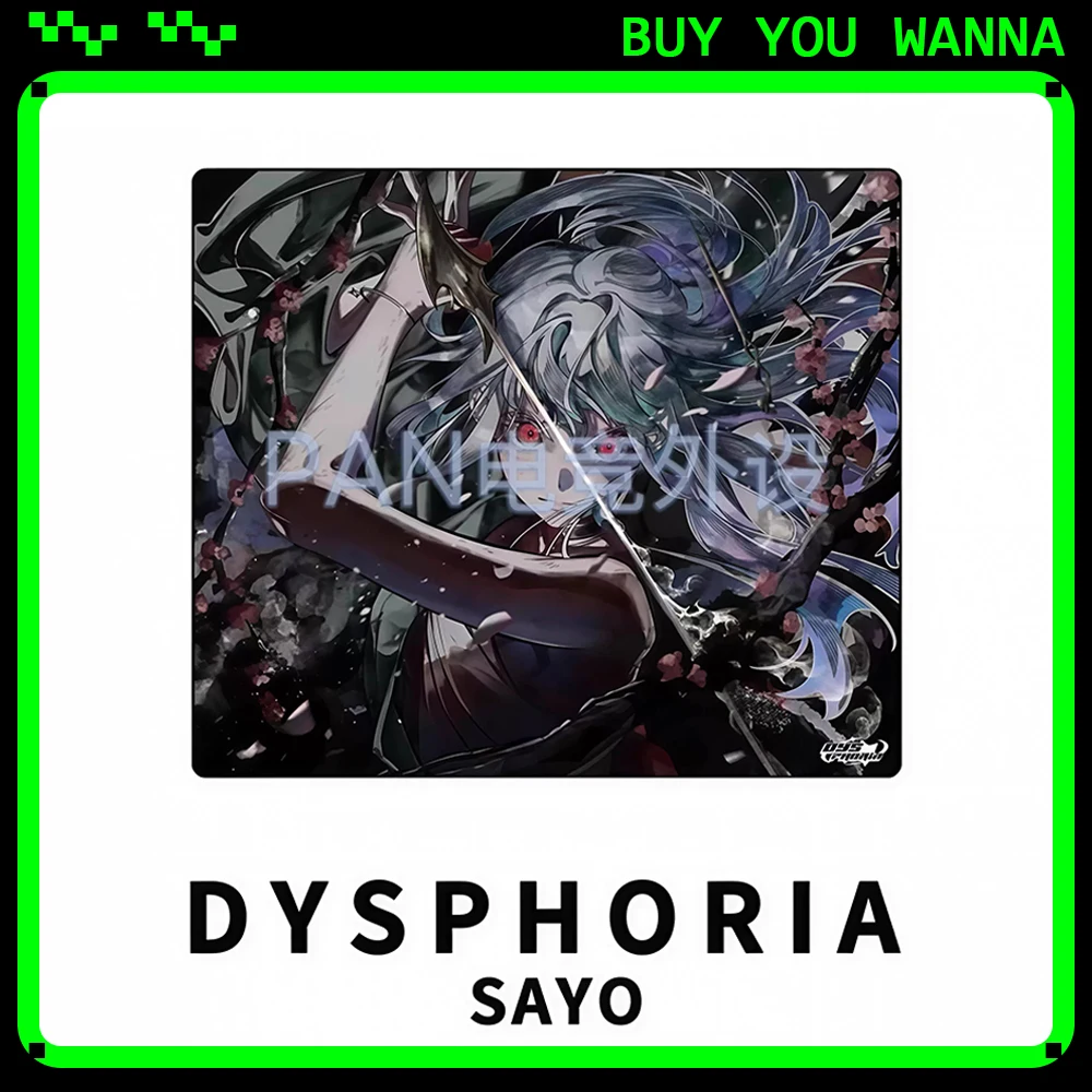 PAN Esports SAYO Glass Mousepad FPS Smooth and Speed Mouse Pad Duplicate Dysphoria SAYO For TTK APEX Valorant CSGO PC Gamer