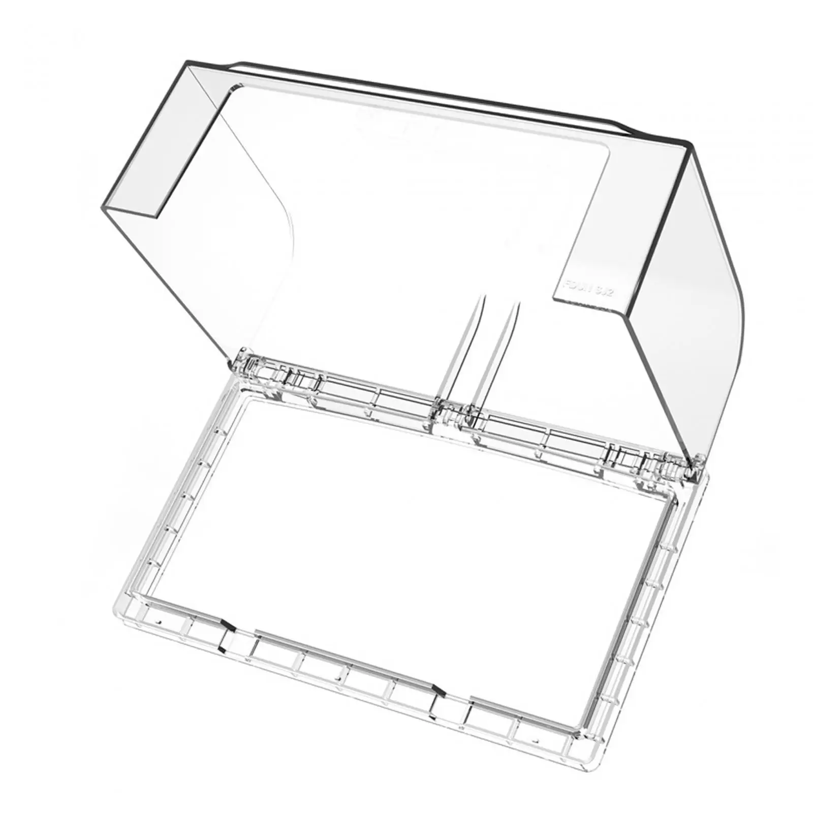 Caja de interruptores impermeable, cubierta de enchufe de salida tipo 86, 8x4,7x3 pulgadas, accesorios transparentes a prueba de polvo para baño, interior, ligero y duradero