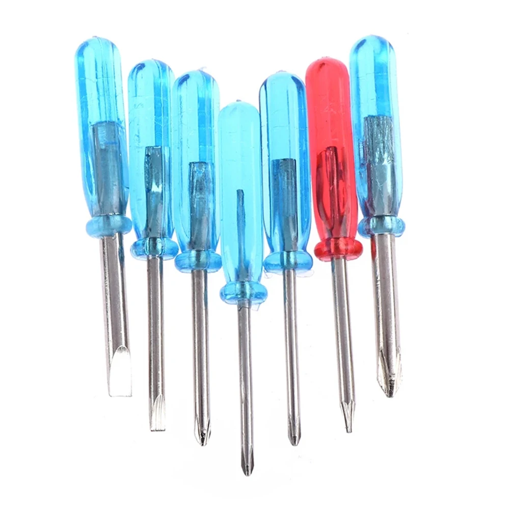 7 PCS Mini Screwdriver Set Slotted Cross Word Head Five-pointed Star Screwdriver For-IPhone-Samsung Phone Laptop Repair Tool