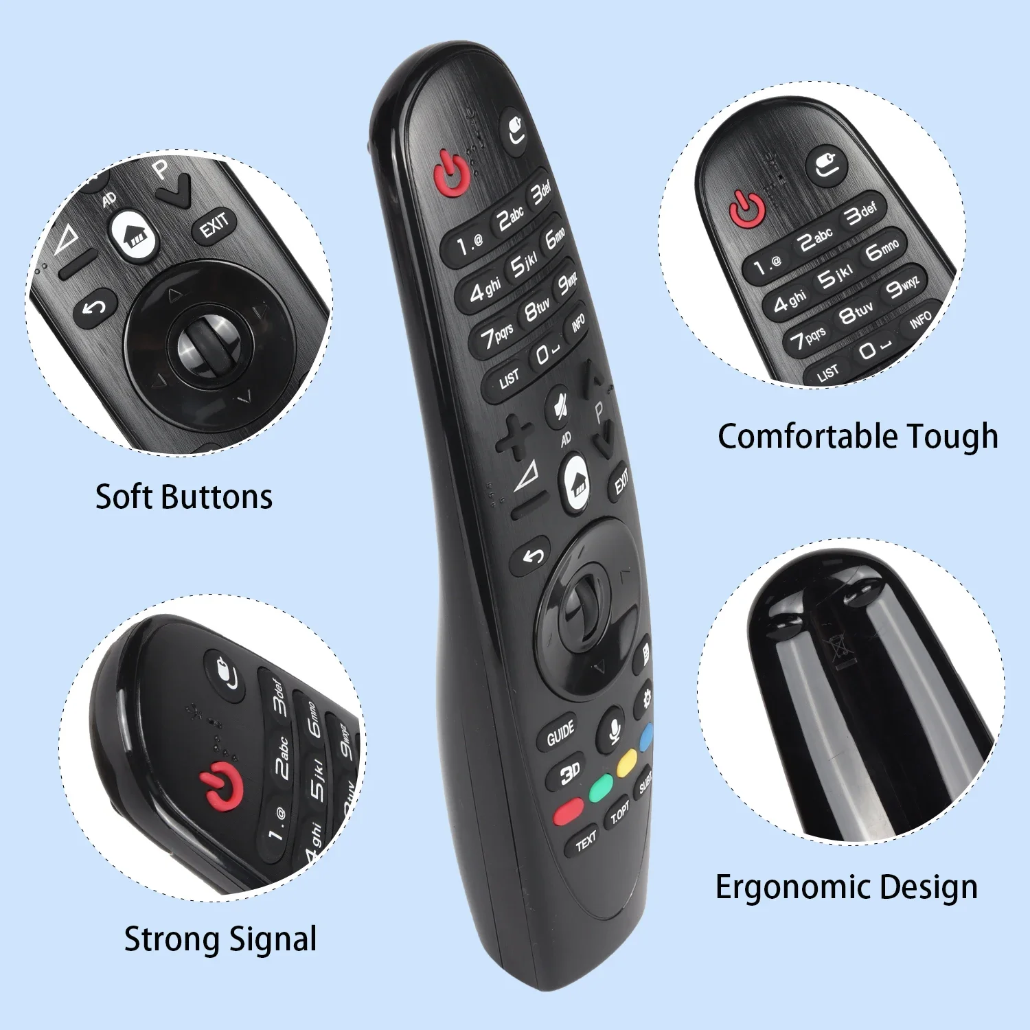 AN-MR600 New IR Remote Control for Smart TV 43UF770T 49UF770T 55UF850T 60UF770V  65UF770T (No Voice No Magic Pointer Function)
