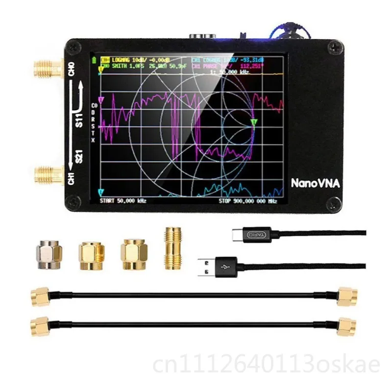NanoVNA H4 Vector Network Analyzer Antenna Analyzer Shortwave MF HF VHF UHF Talent Network Measurement Tool