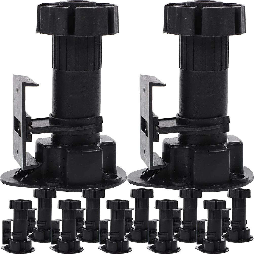 

12pcs niture Feet Adjustable Leveling Feet Heavy Duty Cabinet Legs Desk Levelers Sturdy Safe Reduce Friction Protect Floor