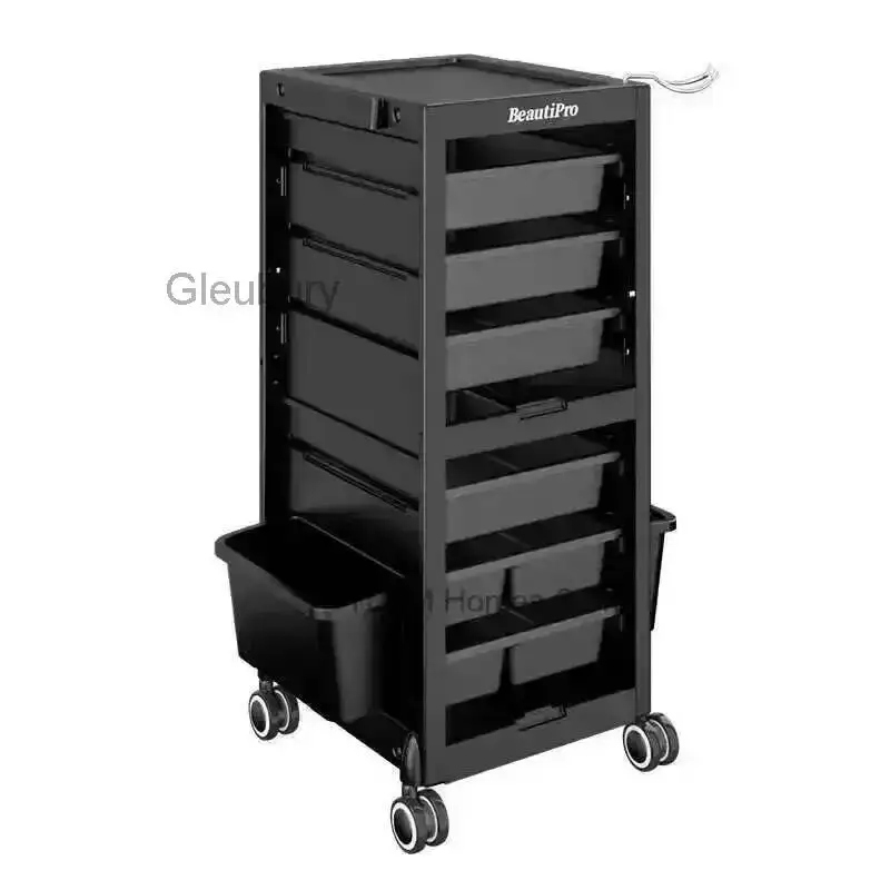 Carrito Auxiliar de Salón con Cajones, Estilo Ondulado, de Lujo, para Sala de Estar, Estética y Belleza, Mobiliario de Salón