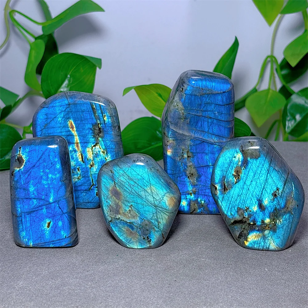 Labradorite Free Form Natural Crystal Quartz Minerals Stone Home Decoritems Reiki Garden Lucky Love Gifts Energy Healing