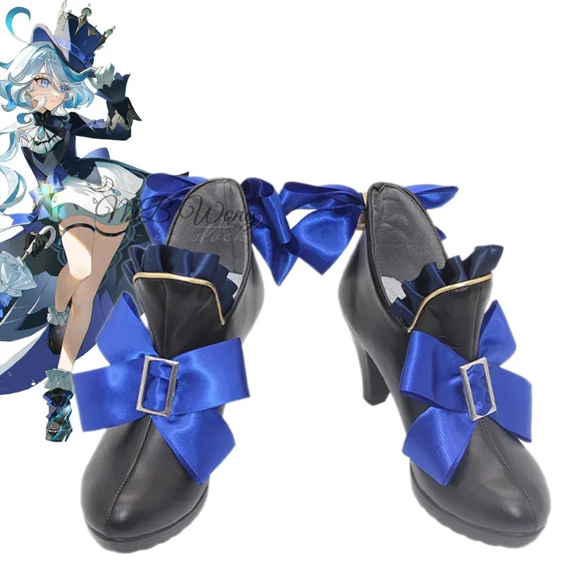 

Игра Genshin Impact Furina обувь для косплея Boot Fontaine God ​ Focalors Ролевая игра Хэллоуин Карнавал Женщины Мужчины Костюм Экипировка Вечеринка