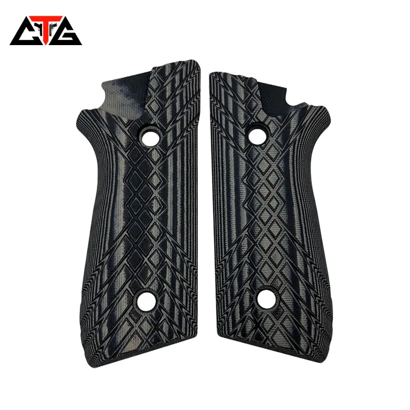 

CTG G10 Grip for Taurus PT92 Grip PT 92/99/100/101 Decocker Crosshatch Texture