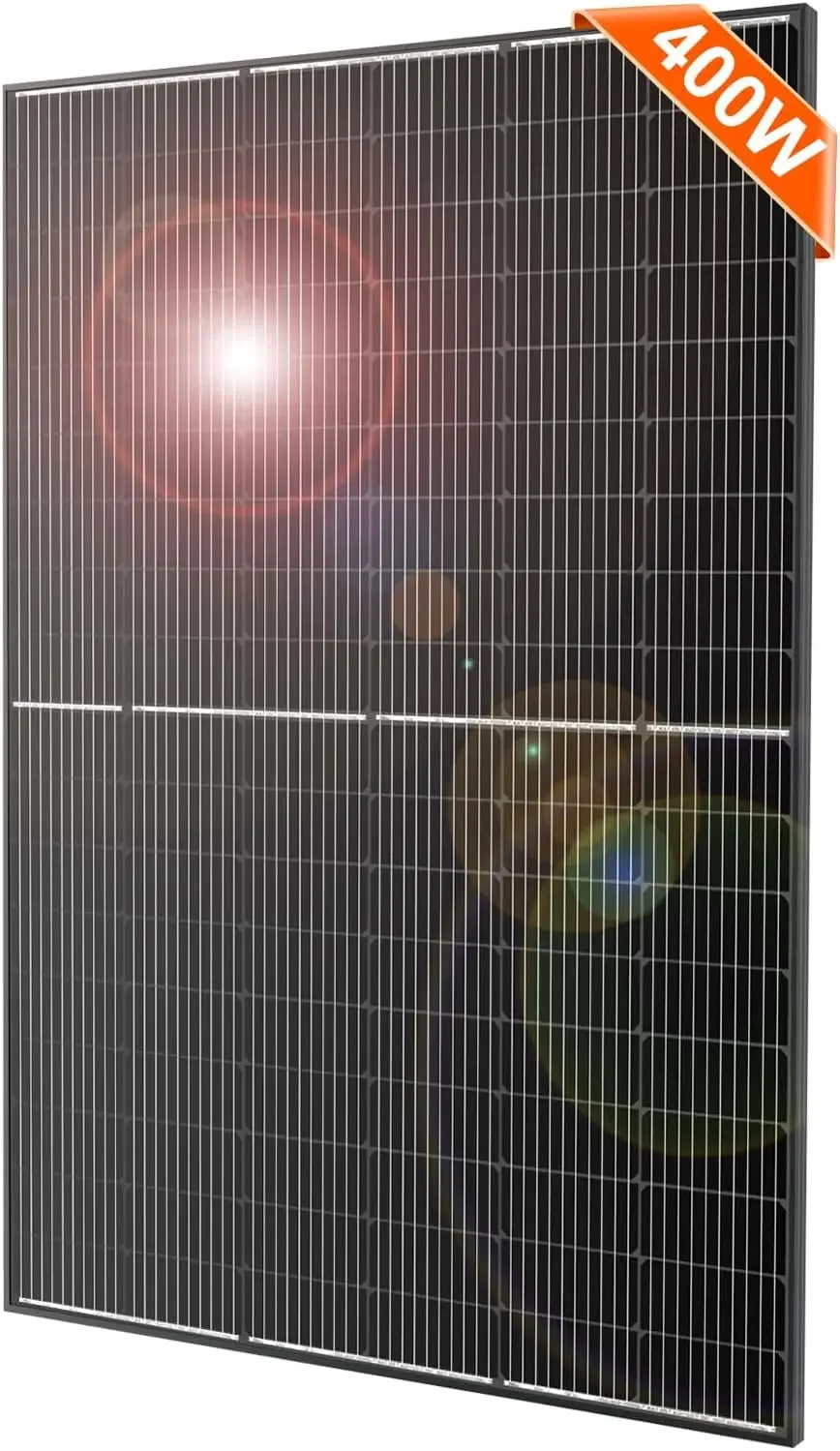 400 Watt Solar Panels 10BB 12/24 Volt Solar Panel kit High Efficiency for Rooftop Portable Power Station Farm Yacht RV Camping