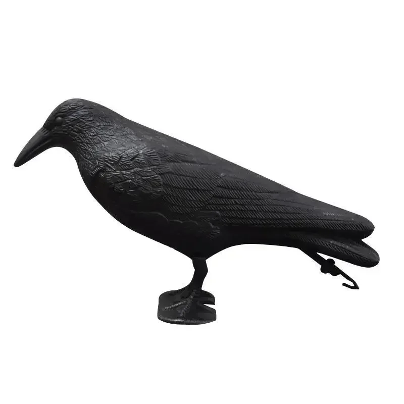 Decoracion Jardin ExteriorSimulation Black Crow Raven Bird Repellent Pest Control Pigeon Repellent Garden Decoration Outdoor