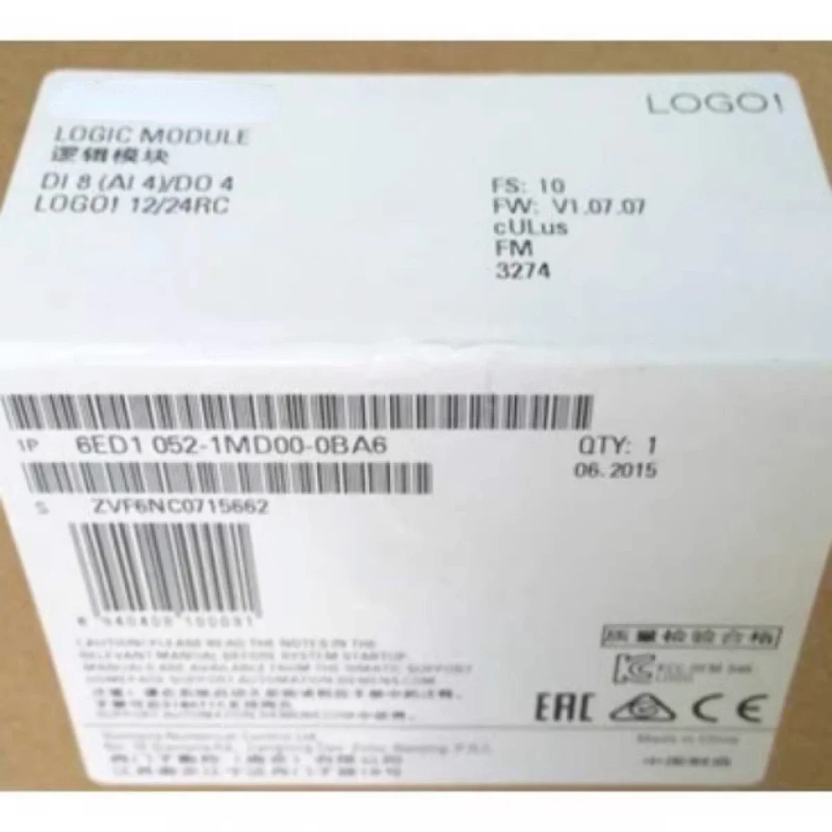 

Новый ПЛК 6ED1052-1MD00-0BA6 6ED1 052-1MD00-0BA6 1 шт. Быстрая доставка