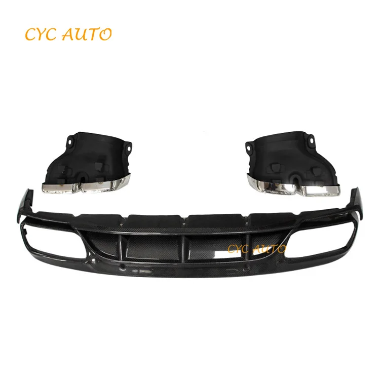 W205 rear diffuser rear bumper diffuser