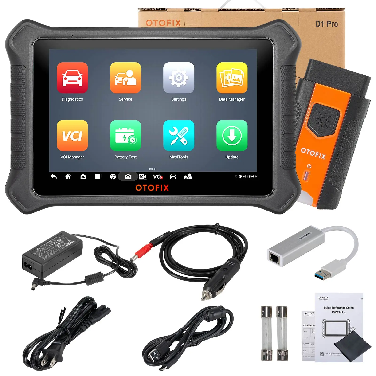 OT-OFIX D1 PROS Professional Diagnostic Tool 36+ Service Functions Read/Erase Codes View Live Data Active Test