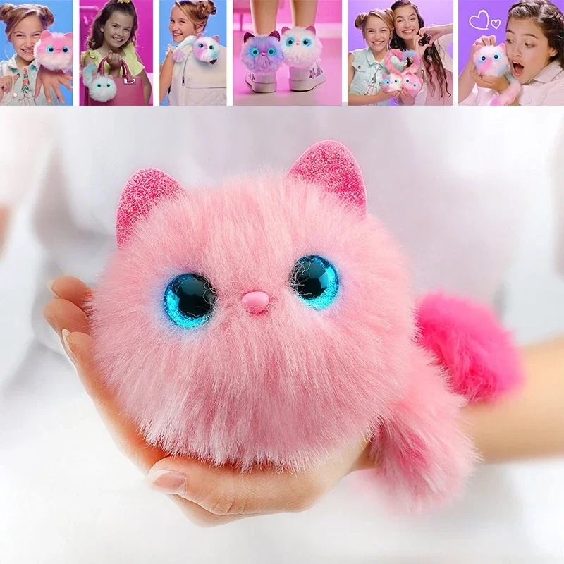 Original Surprise Cat Pet Electric Plush Kawaii Figure Light Singing Sound Recording Smart Interactive Toys Kids Girls Gift