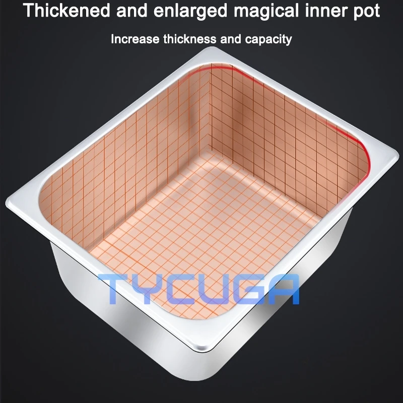 Машина для приготовления пищи Kanto, коммерческая электрическая тропическая прозрачная пылезащитная крышка, двойной цилиндр, струнная кастрюля для благовоний, машина Малатанг