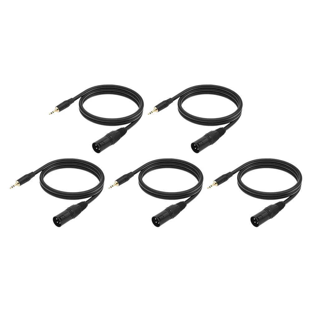 XLR To 1/8 Inch Cable Male To Male Mini Jack 1/8 Inch To XLR Male Adapter 1/8inch To XLR Microphone Cable for Microphone Mixer