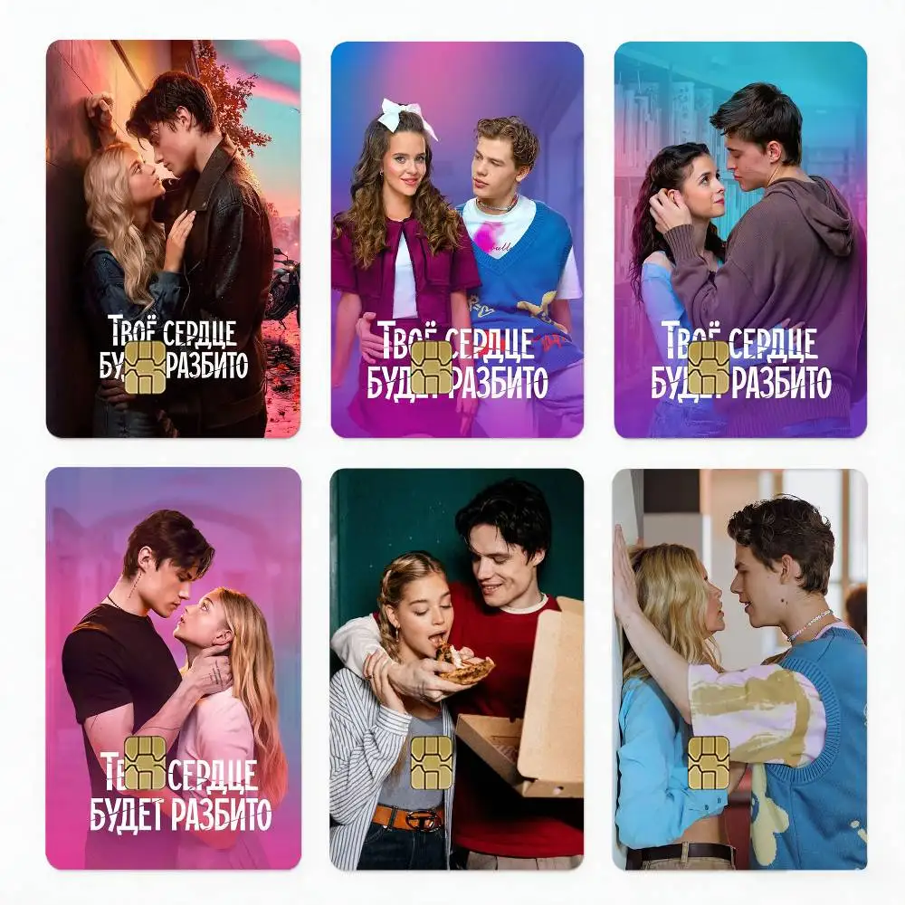 

MOVIE Your Heart Will Be Broken 4pcs 1Set Film Skin for Debit Credit Bank Visa Card Decal Cover