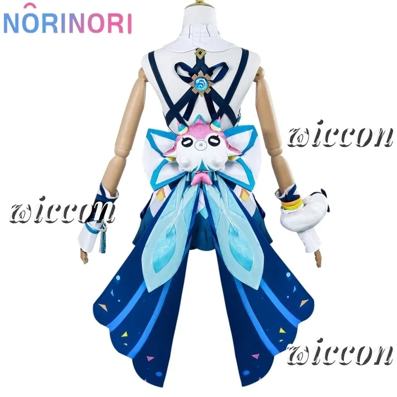 جينشين إمباكت مولاني أزياء تنكرية شعر مستعار موحد أغطية الرأس دمية Meztli سبرينغز ناتلان حفلة الهالوين النساء الفتيات الدعائم