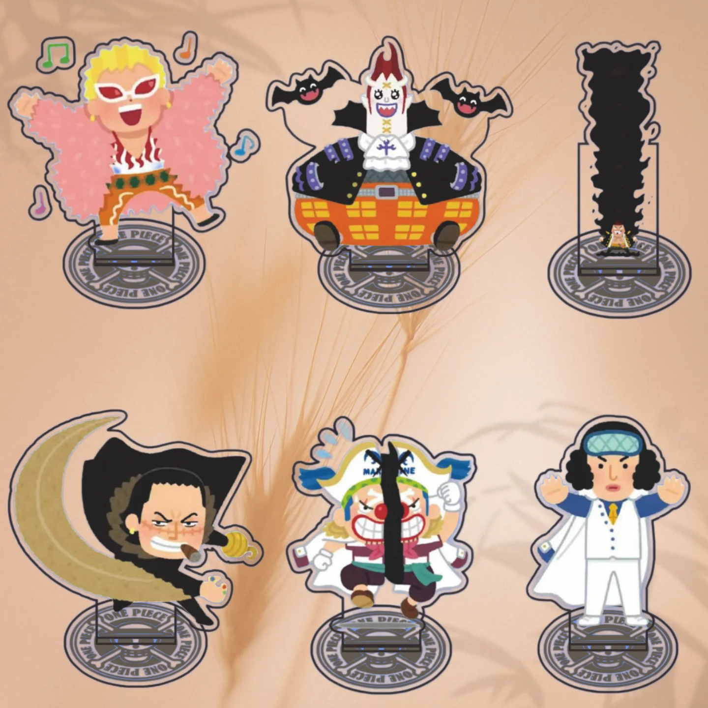 Acrylic Standee for One Piece Gecko Moria Buggy Kuzan Rob Lu