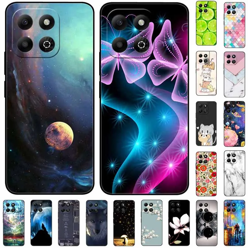 Silicone Soft Case For Honor X6B Cover Protective TPU Phone Back Covers for Huawei Honor X6b Case JDY-LX1, JDY-LX2 Luxury Shells