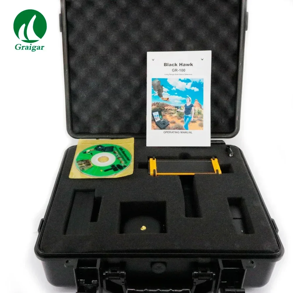 

2025GR-100 Профессиональный металлоискатель дальнего действия, машина для исследования сокровищ, золото, алмаз, серебро, медь, искатель
