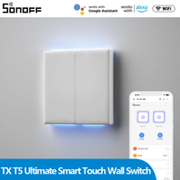 SONOFF TX Ultimate T5 WiFi Smart 1/2/3/4Gang Wall Switch Support Curtain Motor Mode Via EWeLink Alexa Google Alice Smartthings