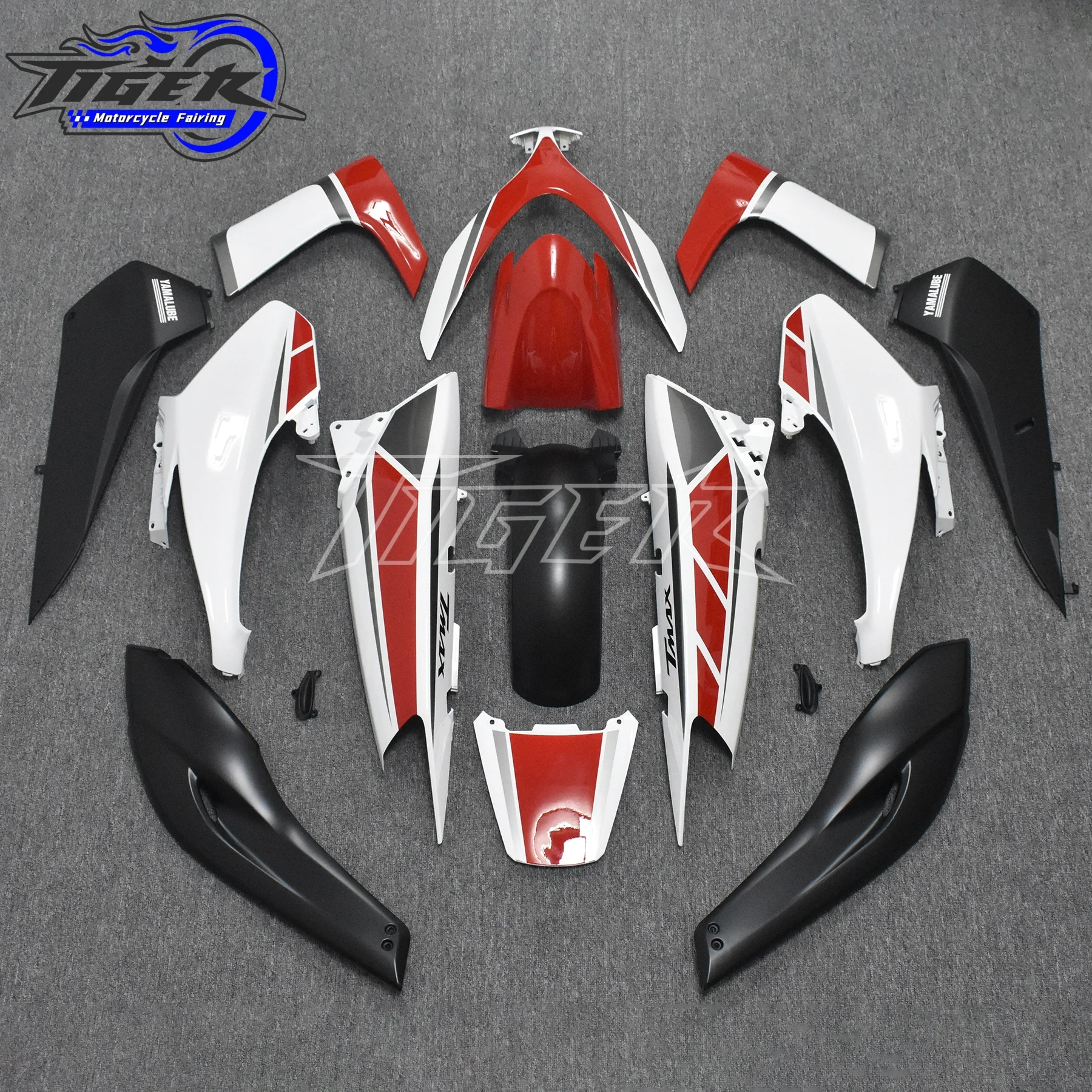 Pour For TMAX 500 2008-2011 Full Body Fairings Kit year 2008 2009 2010 2011 ABS Injection Molded Scooter Panels 08 09 10 11