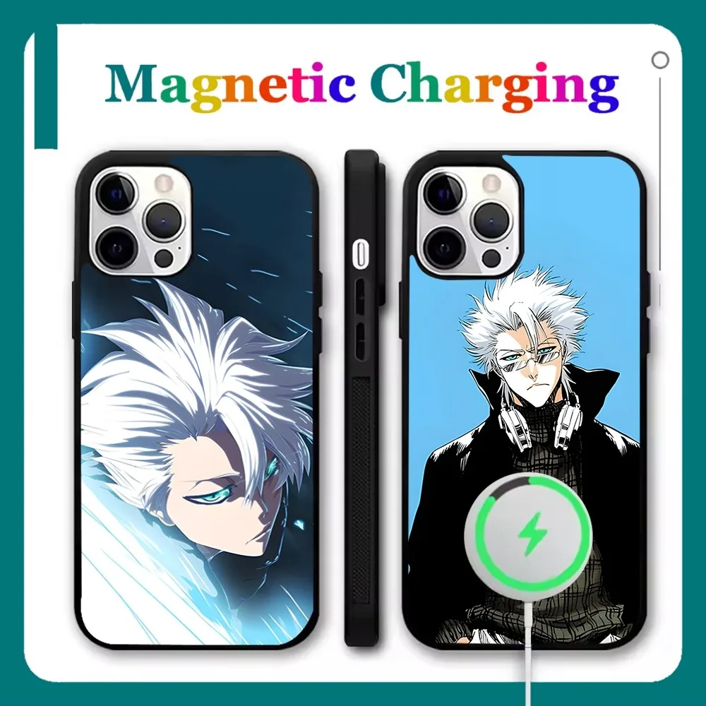 

Hitsugaya B-BLEACHS Toushirou Phone Case For iPhone 16,15,14,13,12,11,Pro,Max,Plus,Mini,SE Magsafe Magnetic Wireless Charging
