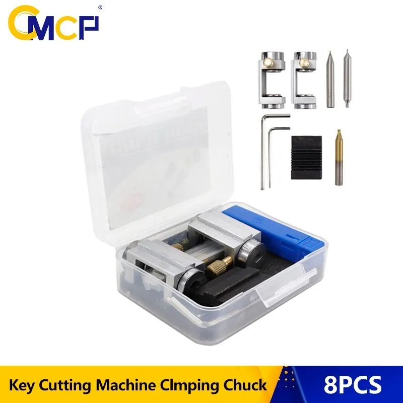 

8pcs Key Cutting Machine Clamping Chuck For Copy Car Keys Key Clamping Fixture Locksmith Tool Clamping Tool