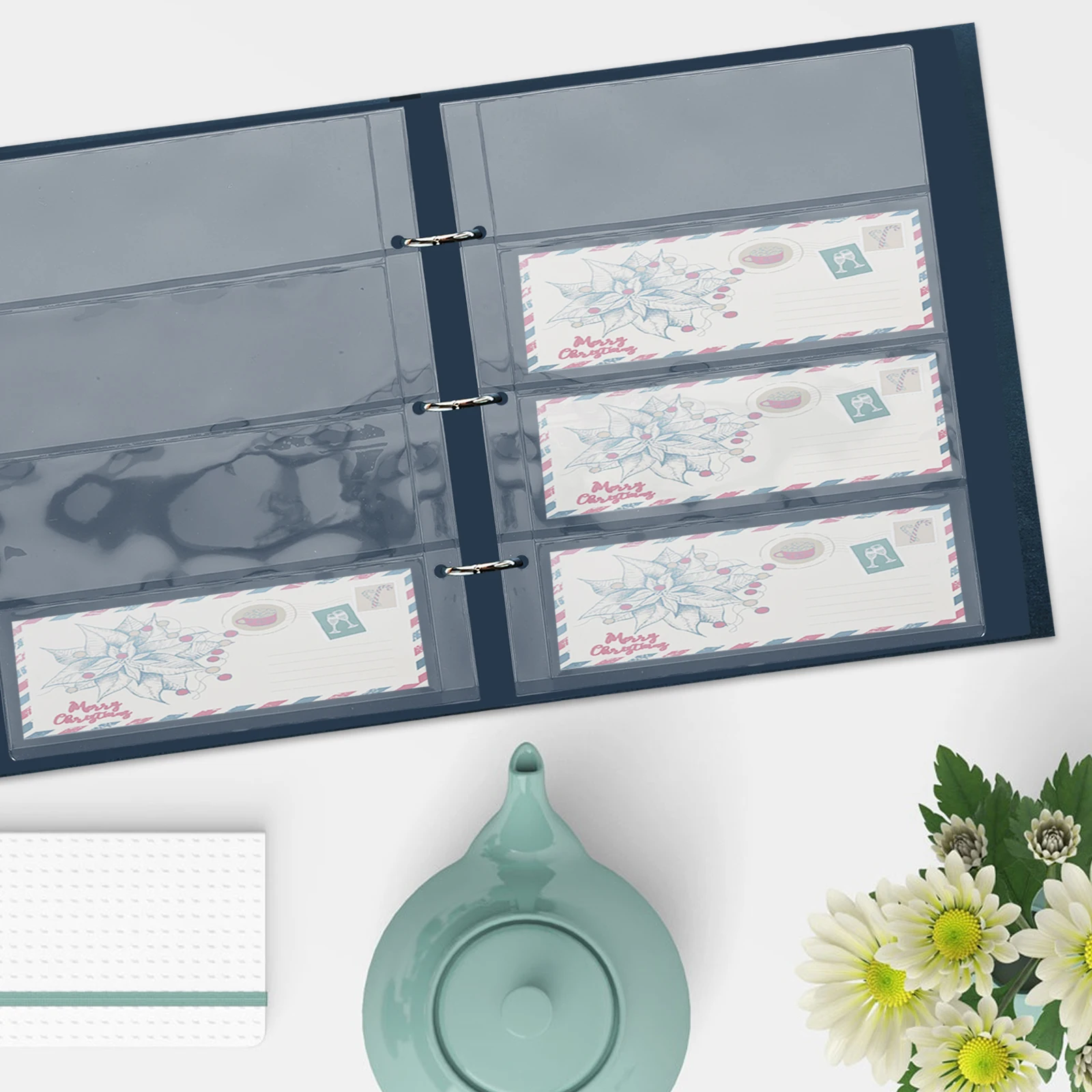 

Transparent Page Organizer For Banknotes Collecting Album Protective Sleeve Portable Coin Holder Pvc Money Binder