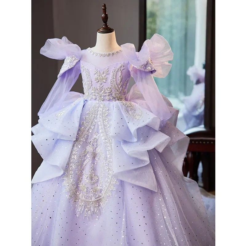 

Детское платье для девочек JDY: наряд для подружки невесты, выступления на фортепиано, дня рождения, костюм принцессы