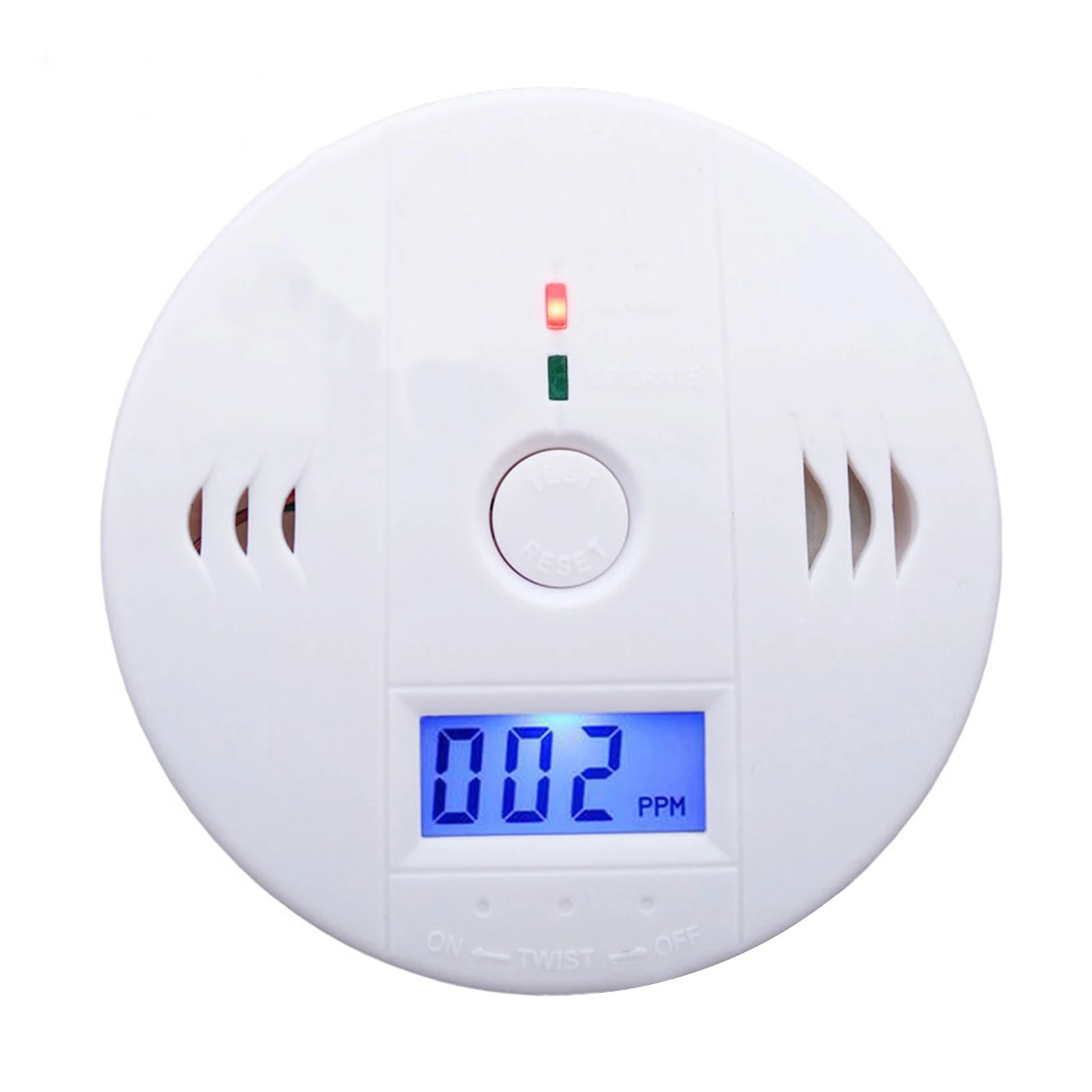 

Alarm Carbon Monoxide Alarm Arbon Monoxide Alarm Detector CO Alarm Detector Powered by Battery with LCD Display Voice Warning