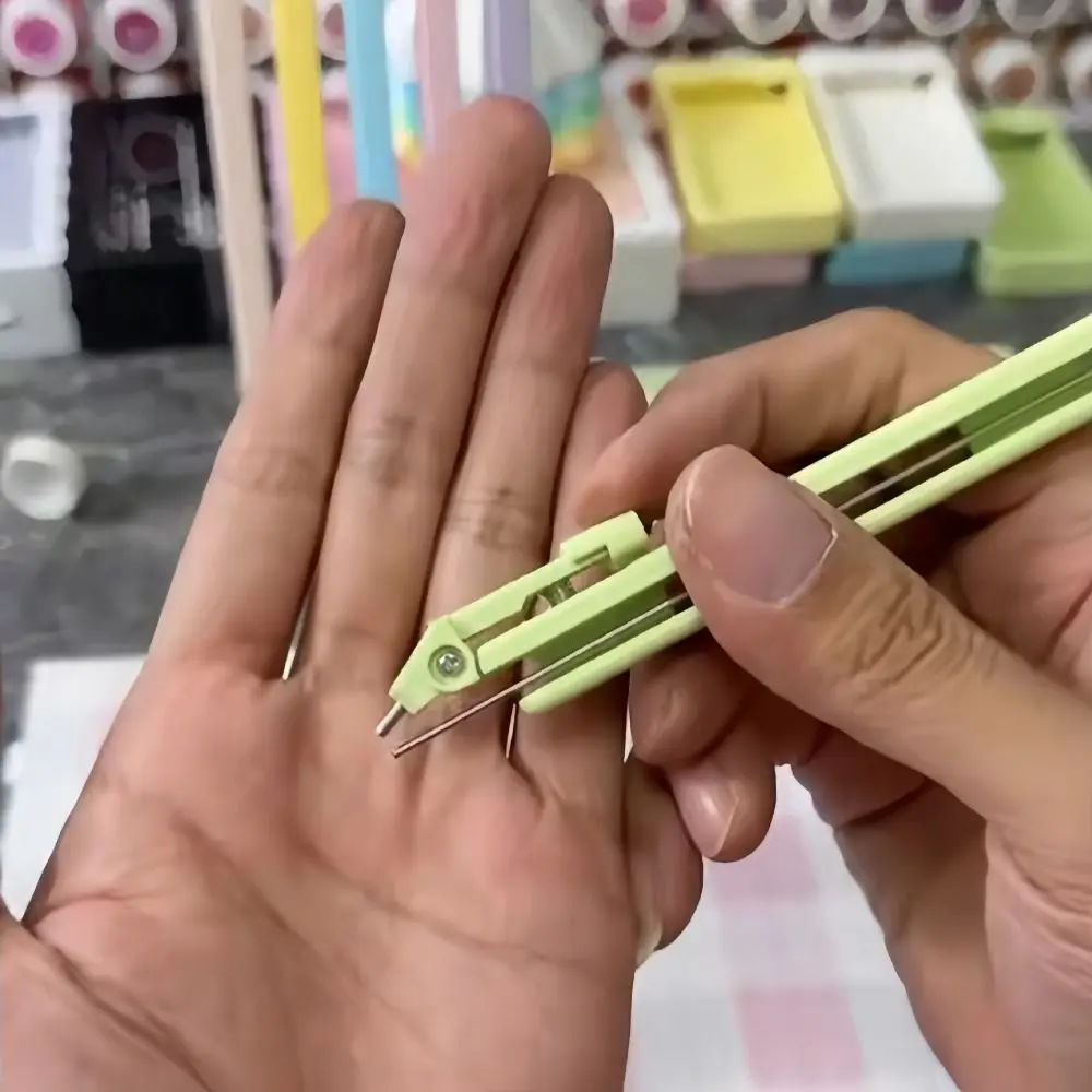 2-in-1-Perlenstift mit Druckmechanismus, handlich, effizienter Perlen-Platzierstift, komfortabler Griff, zeitsparender automatischer Perlenspender