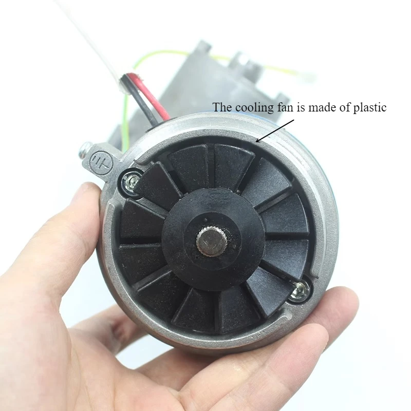 80W DC100V 44:1 Reduction Worm Gear Motor, 76RPM High Torque Food Processing Geared Reducer for Mixers Grinders
