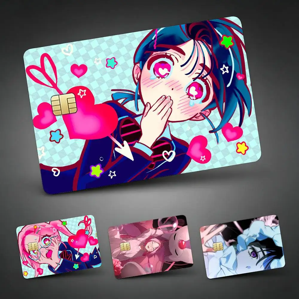 

Mizi And Sua Anime Alien Stage-S Decorative Waterproof Film Skin Cover Credit Card Stickers Debit Front Bank Bus Pass