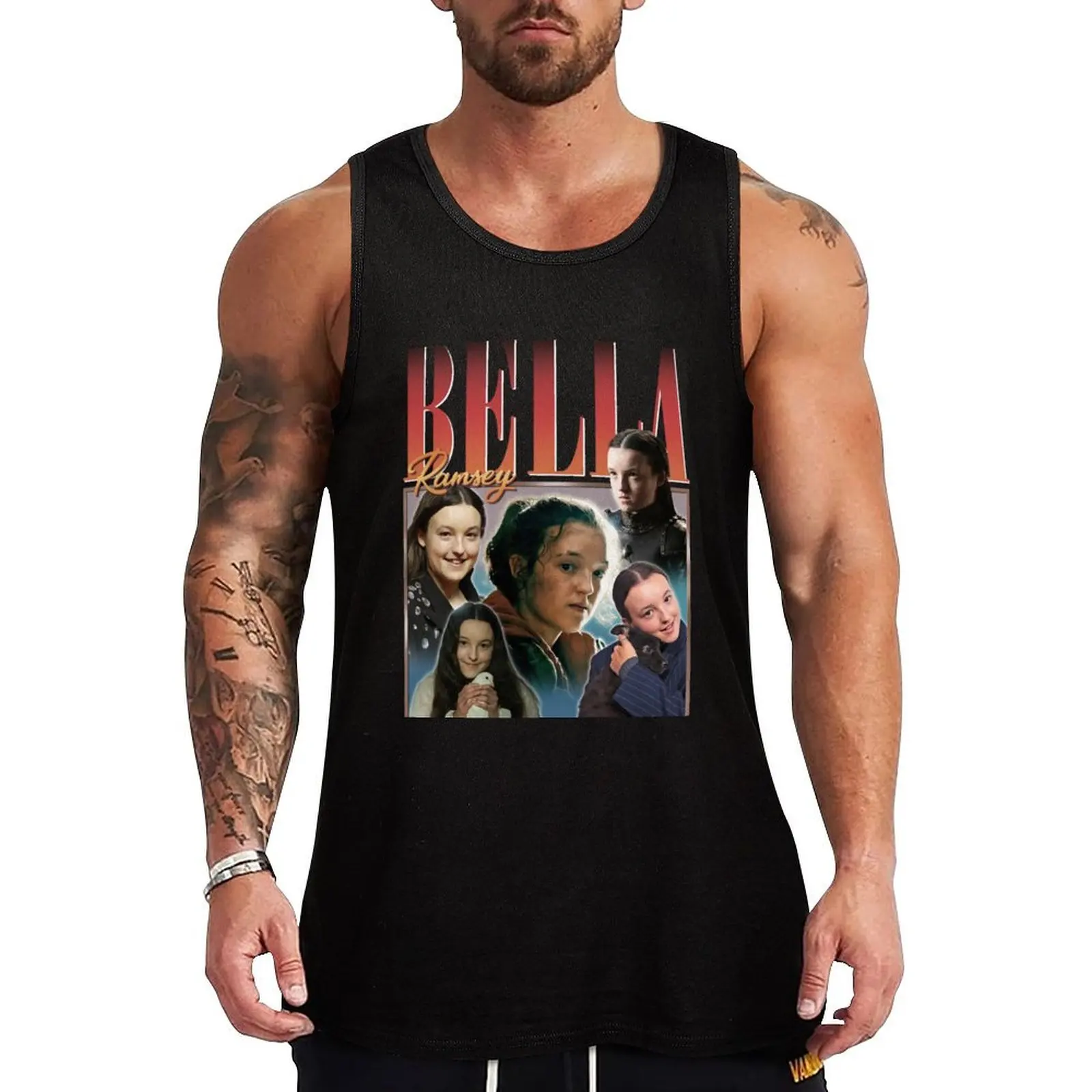 

Bella Ramsey Retro 90s Tank Top Basic Casual Tank Top Lightweight Breathable Fabric