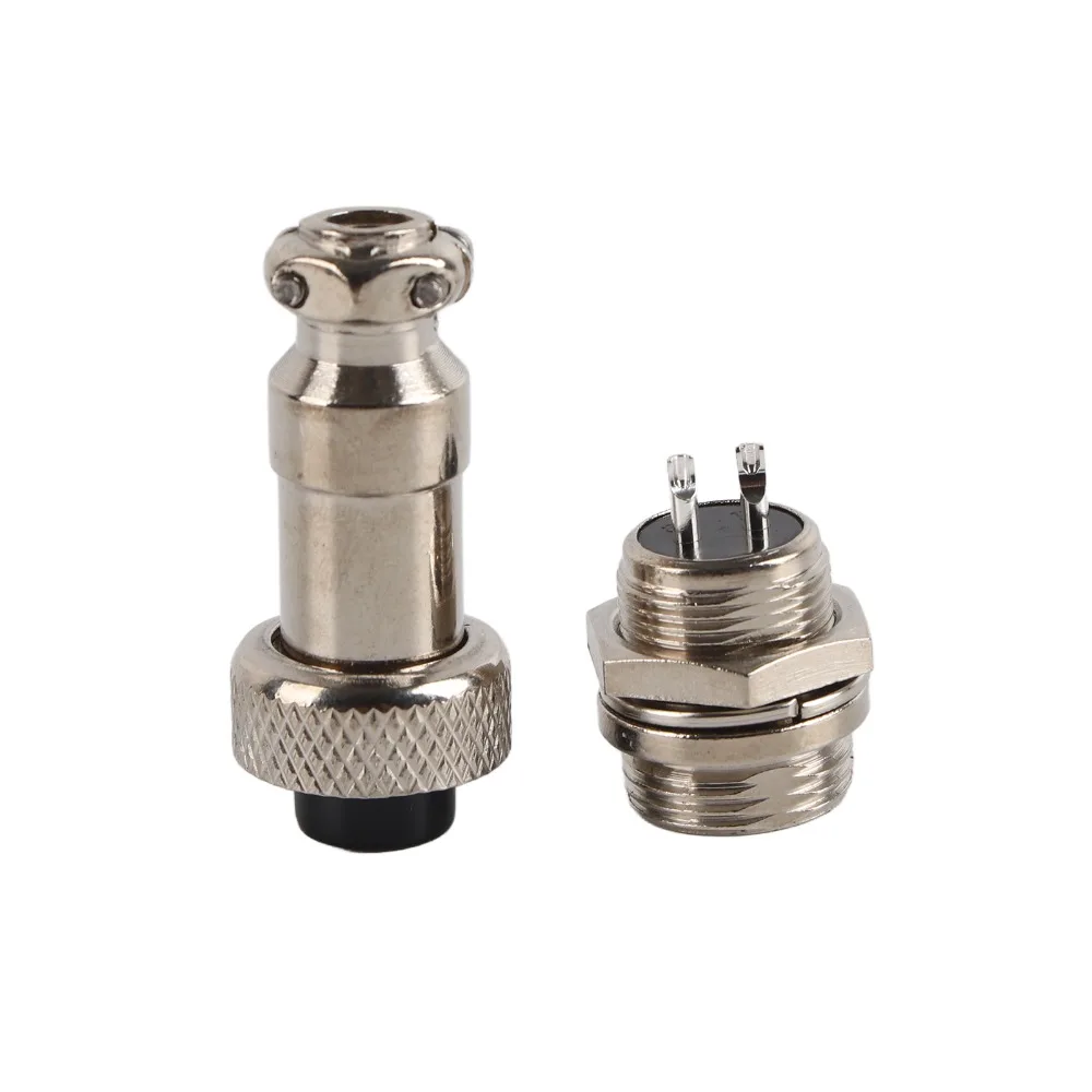 10 Set GX12 2/3/5/6 Pin Aviation Connector 5A 12mm Aviation Plug Waterproof Male Female Panel Connector Data Acquisition Systems