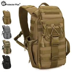 Protetor Plus-Bolsa de Ombro Swordfish para Homens, Bolsa Peito Exterior, Bolsa Mensageiro Impermeável, Mochila Tática de Equitação Arqueiro, 30L, X6