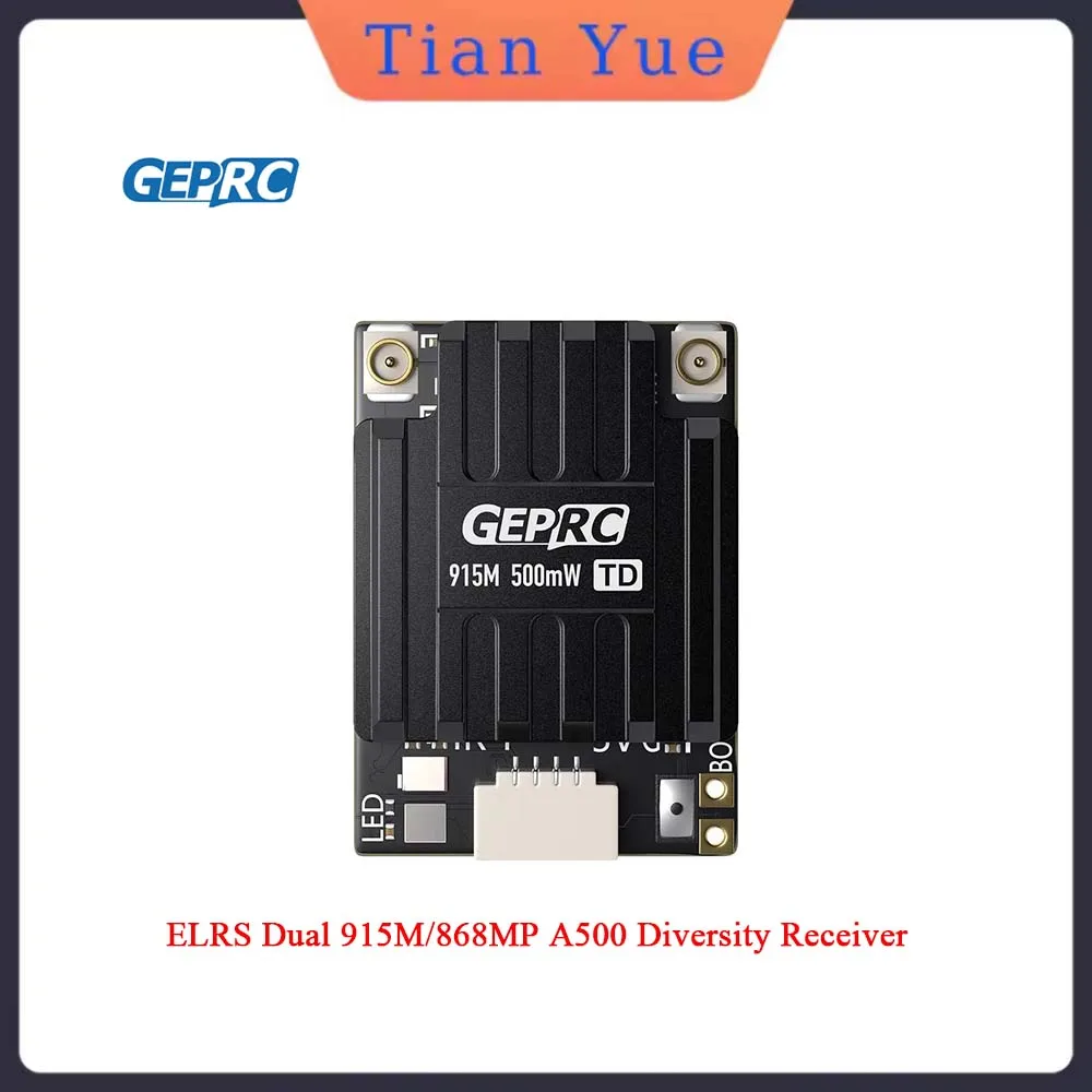 

GEPRC ELRS Dual PA500 Diversity Receiver 915M/868M High-power PA Chip 500mW WIFI Alloy CNC shell for FPV Quadcopter Drone Parts