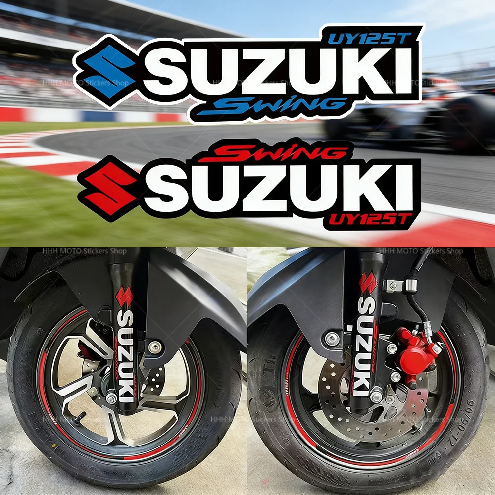 

Набор из 2 наклеек для мотоцикла, подходящих для Suzuki Reflective UY/UU/USR 125/DL/GW/GSX250R, декоративные наклейки для топливного бака и кузова.