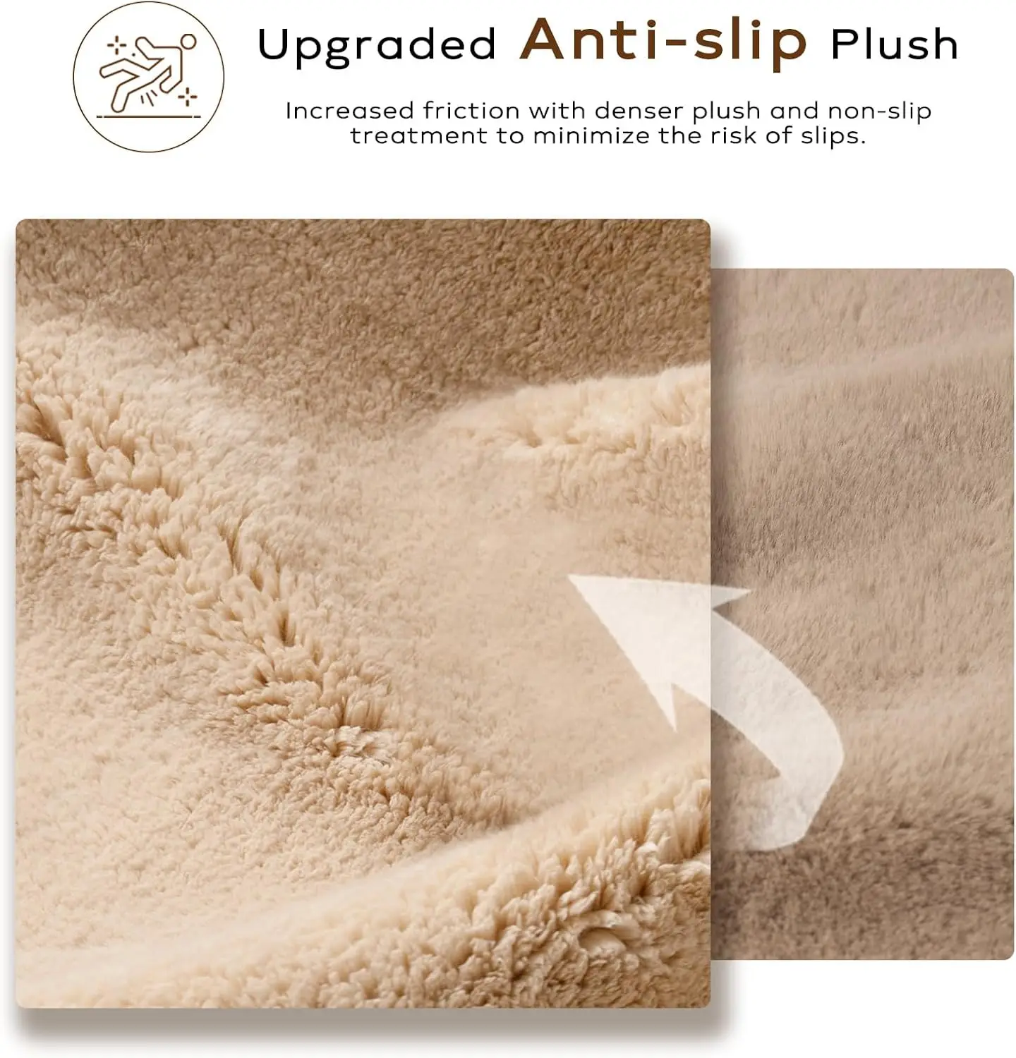 

Ashler Faux Fur Rug, Ultra Soft Faux Rabbit Fur, Beige Area Rugs, 5 X 7 Feet Rectangle, Machine Washable Nursery Decor Throw
