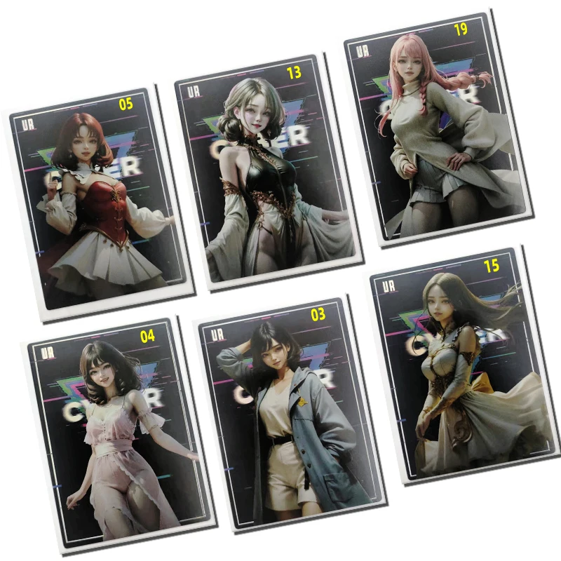 

Anime Goddess Story charm UR card DIY homemade sexy babes Game Collection man Children's toys Birthday Christmas gifts