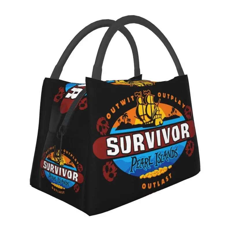 

Изолированные сумки для обеда Reality TV Survivor для женщин, портативный термохолодильник, ланч-бокс для работы, пикника