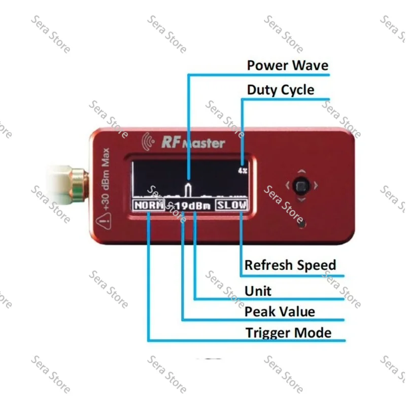 NEW BEE FLY RF master multi-function frequency tester V1.0 USB C charging