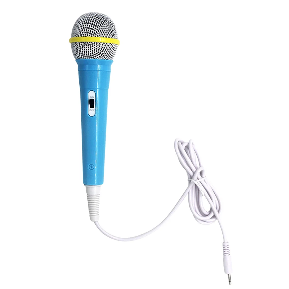 1Pcs Children Educational Machine Microphone Intelligent Robot PVC Musical Instrument for Kids Early Learning Electronic Musical