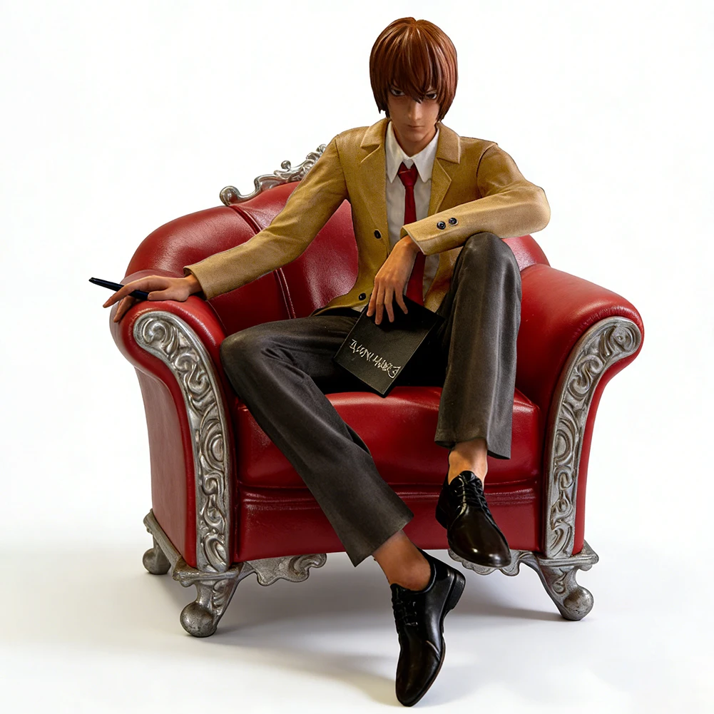 

Фигурка из аниме «Бог смерти»: Ягами Лайт, Л. Лоулиет, коллекционная модель из ПВХ для взрослых, декоративная кукла-игрушка