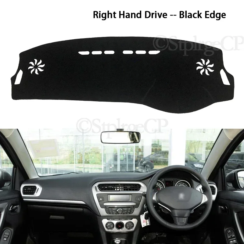 for Peugeot 301 2012~2019 Anti-Slip Mat Dashboard Cover Pad Sunshade Dashmat Protect Carpet Car Accessories 2013 2014 2015 2016