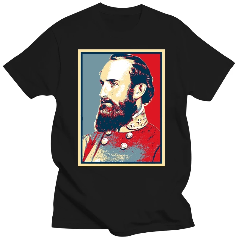 2020 Fashion New Military General Stonewall Civil War History MenS T-Shirt Confederate Tee Tees