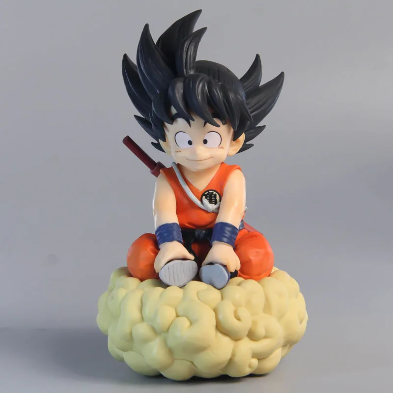 Anime 16CM smok Ball syn Goku z chmurką figurka akcji Goku PVC posąg zabawki do kolekcjonowania prezenty