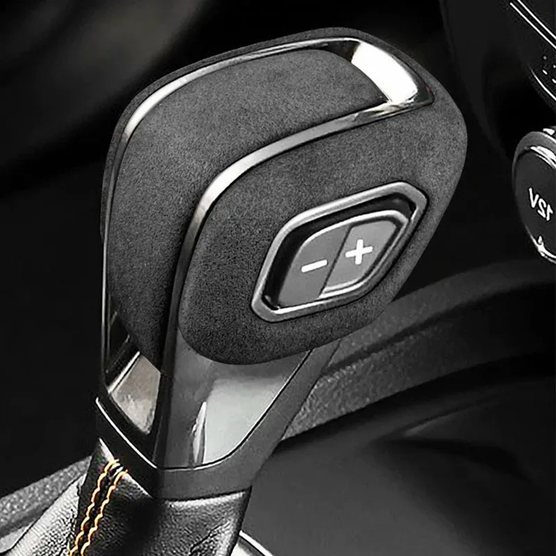 Suede Gear Shift Knob Cover Lever Stick Head Handle Protector Car Accessories Trim For Ford Ranger
